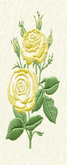 677DLJ-506-YE Satin Rose Yellow